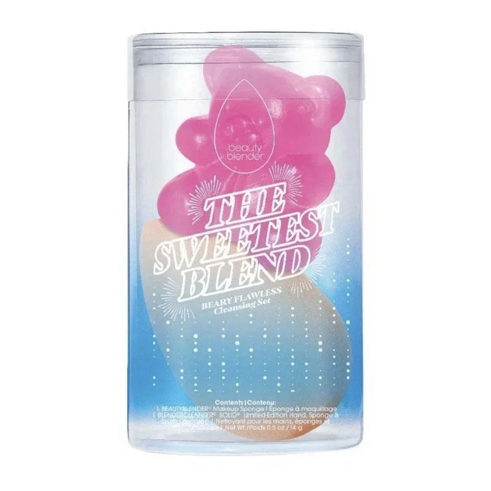 Beauty Blender The Sweetest Blend Sponge & Gummy Bear Cleansing Soap Set NEW!